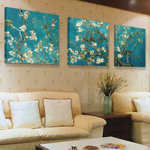 Load image into Gallery viewer, Home Decoration living room Wall picture canvas painting Print cuadros oil paintings 3 pcs abstract flower tree Branches