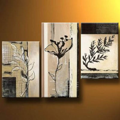 3 pcs Hand Painted Home Decoration Inspirations III-Modern Canvas Art Wall Decor-Abstract Oil Painting Wall Art