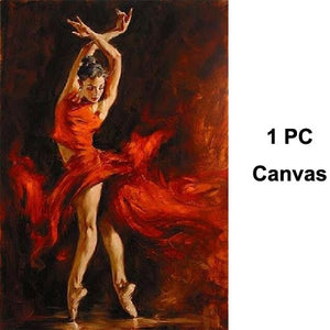 Handmade Oil paintings Ballerine Edgar Degas artwork Figurative art of woman dancer picture for wall decor SETS OF 3 PCS