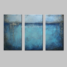 Load image into Gallery viewer, Mintura Art 3 Pcs/Set Hand Painted Abstract Oil Paintings on Canvas Modern Wall Art Picture For Living Room Wall Decor No Framed