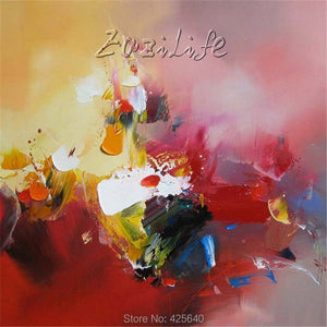 Modern abstract colour hand-painted oil painting the sitting room adornment colour painting17-15
