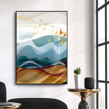 Load image into Gallery viewer, The Sunset Beach Wall Art Canvas Paint Abstract Nordic Posters Minimalist Living Room Decor 01-21 4