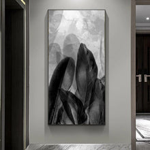 Load image into Gallery viewer, Golden Feather Posters Abstract Canvas Painting Wall Art Pictures For Living Room Indoor Decoration Black and White Home Decor