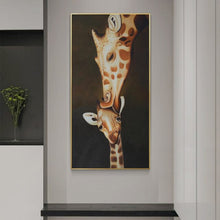 Load image into Gallery viewer, RELIABLI ART Giraffe Poster Animal Pictures Oil Painting On Canvas Wall Art For Living Room Home Decoration Deer Posters Prints