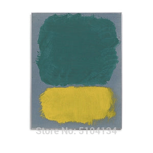 Handmade Mark Rothko Modern Oil Painting for Living Room Wall Pictures Hand Painted Canvas Oil Painting For Homer Decor Aisle