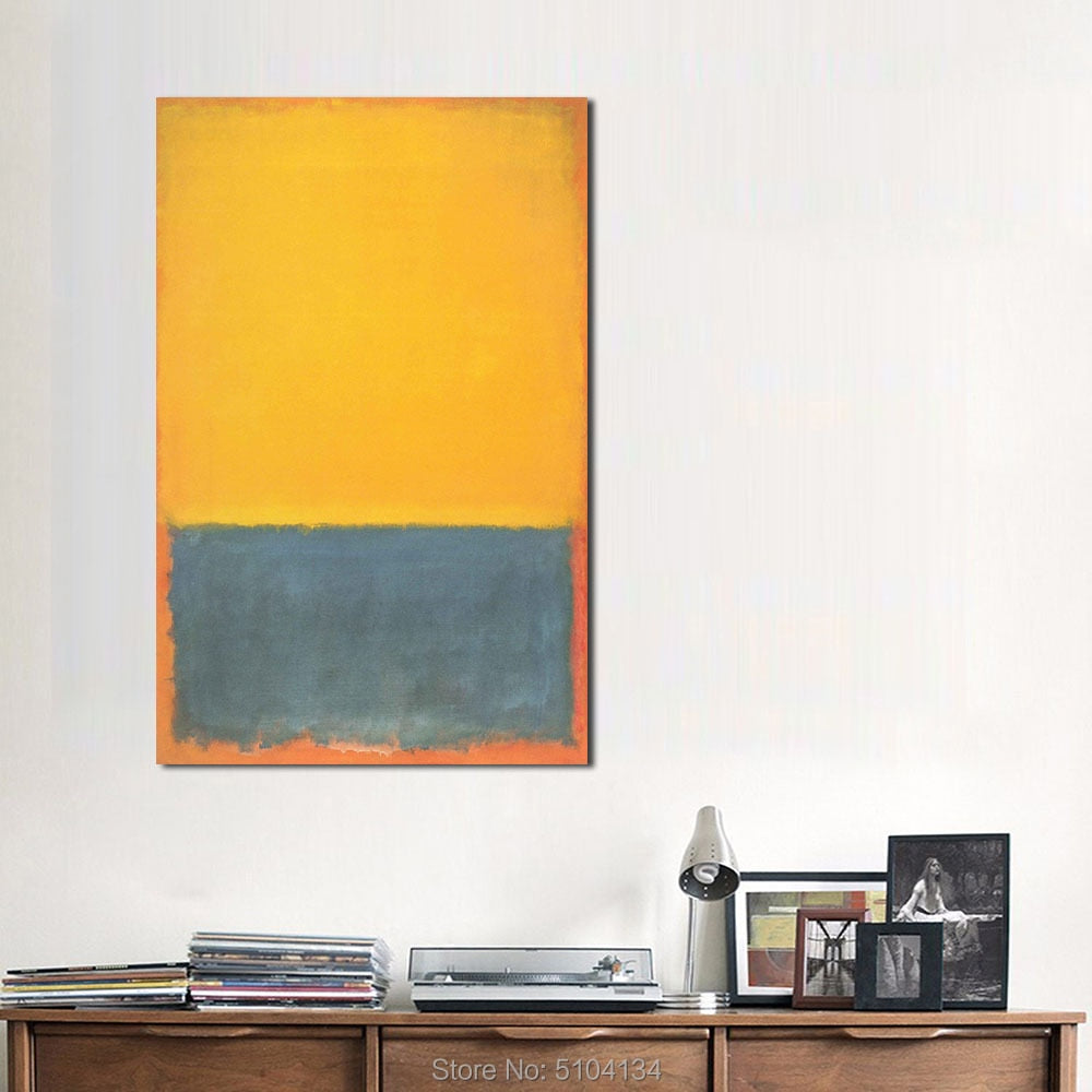 Hand Painted Mark Rothko Classical Still Life Oil Painting Living Room Canvas Modern Pictures For Art No Frame