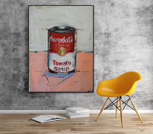 Special Painting American Tomato Can Art Street Graffiti Wall Art Vibrant Bright Colour Decorative Figure