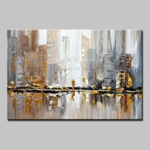 Wall Paintings Hand Painted Abstract Oil Painting on Canvas Modern Art Pictures For Living Room Home Decoration No Framed