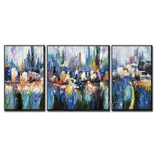 Load image into Gallery viewer, 100% Hand Painted Abstract 3 PCS Abstract Art Painting On Canvas Wall Art Wall Pictures Painting For Live Room Home Decor