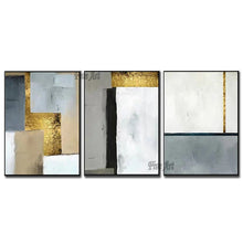 Load image into Gallery viewer, 3PCS New Abstract Simple Oil Painting Canvas Wall Art Hand-painted Unframed 3 Panels Canvas Wall Art Cheap Wall Hanging Pictures