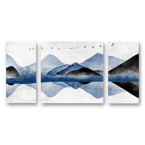 Abstract Oil Painting On Canvas Handmade Beautiful Mountains Abstract Painting Colorful Landscape Picture Home Wall Hotel Decor