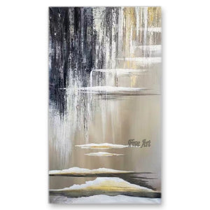 100% Hand-painted Simple Design Acrylic Texture Painting Unframed Abstract Canvas Oil Painting Wall Art Free Shipping Home Good