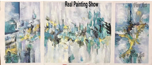 Real Picture Handpainted Paintings Unframe Abstract Modern Landscape Painting For Living Room Fashion Bar Pub Wall Art Decor