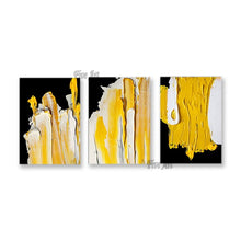 Load image into Gallery viewer, Latest Design 3PCS Abstract Heavily Textured Oil Painting 100% Hand-painted Abstract 3 Panel Thick Acrylic Canvas Wall Decor Art