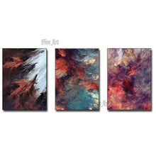Load image into Gallery viewer, Art Hand Painted 3PCS Abstract Oil Paintings on Canvas Modern Wall Art Picture Living Room Bedroom Wall Decor No Framed