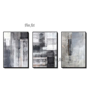 3PCS Colorful 100% Hand Painted Oil Painting Unframed Canvas Wall Abstract Art Home Decoration Paintings Art For Home Decor