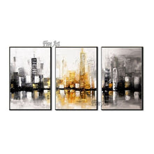 Load image into Gallery viewer, 3PCS Colorful 100% Hand Painted Oil Painting Unframed Canvas Wall Abstract Art Home Decoration Paintings Art For Home Decor
