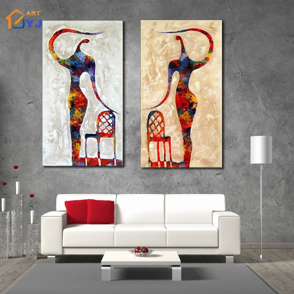 Love Picture Thick Textured 100% Hand painted Modern Abstract Oil Painting On Canvas Wall Art Home Decoration No Framed SL114