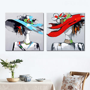Fashion Girls Direct From Artist  Hand painted Modern Abstract Oil Painting On Canvas Wall Art Gift Decoration No Framed CT050