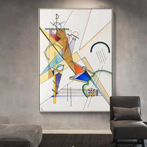 100% Hand Painted Oil Paintings Wall Art Picture for Living Room Home Decor Wassily Kandinsky Famous Abstract Christmas Gift