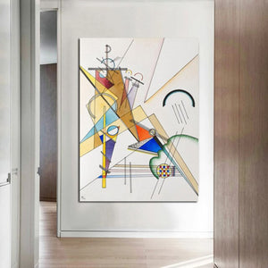 100% Hand Painted Oil Paintings Wall Art Picture for Living Room Home Decor Wassily Kandinsky Famous Abstract Christmas Gift