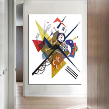 Load image into Gallery viewer, 100% Hand Painted Abstract Vintage Wassily Kandinsky Famous Oil Painting Wall Art For Living Room Home Decor Christmas Gift