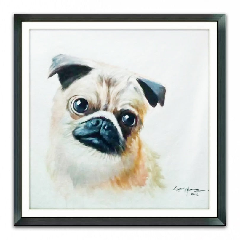 Hand Painted Cartoon Oil Painting on Canvas  Abstract Animal Wall Art for Home Decoration Original  OilPainting         YC013