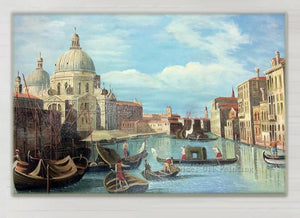 High Quality Venice Paintings Picture Home Decor Handmade Canvas Painting Hang Paintings For Room Landscape Oil Painting