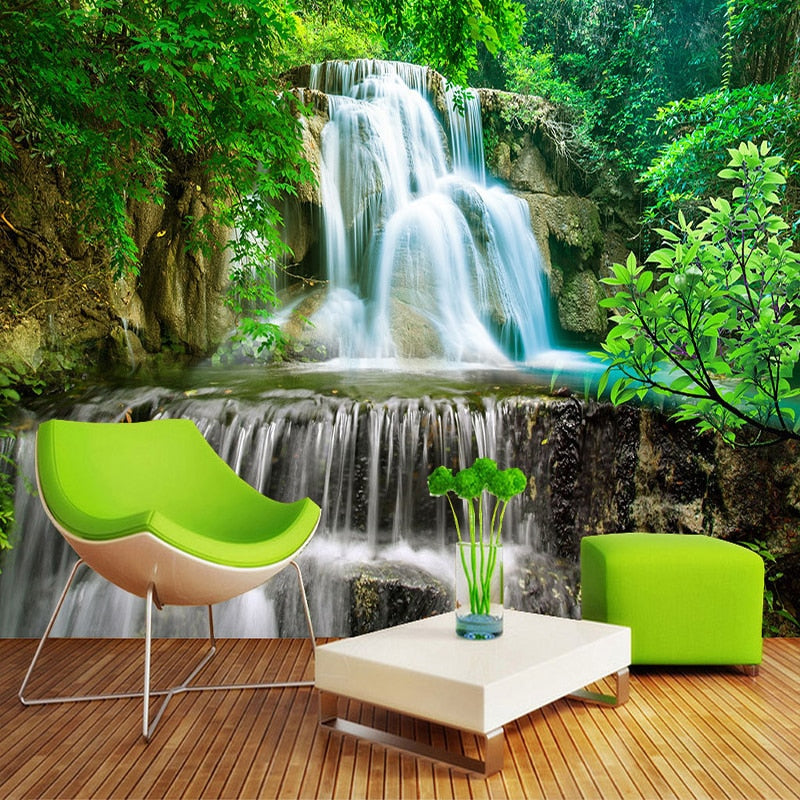 3D  Waterfall Painting Non-woven - SallyHomey Life's Beautiful