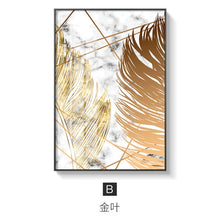 Load image into Gallery viewer, Golden leaf canvas printing posters - SallyHomey Life&#39;s Beautiful