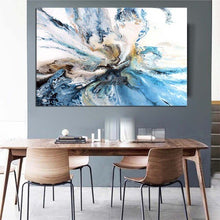 Load image into Gallery viewer, Colorful Ocean Large Abstract Poster Canvas Art handmade Landscape Oil Painting Wall Pictures For Living Room Modern no frame