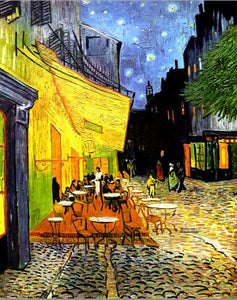 Van Gogh Cafe Terrace At Night Analysis Canvas Printing - SallyHomey Life's Beautiful