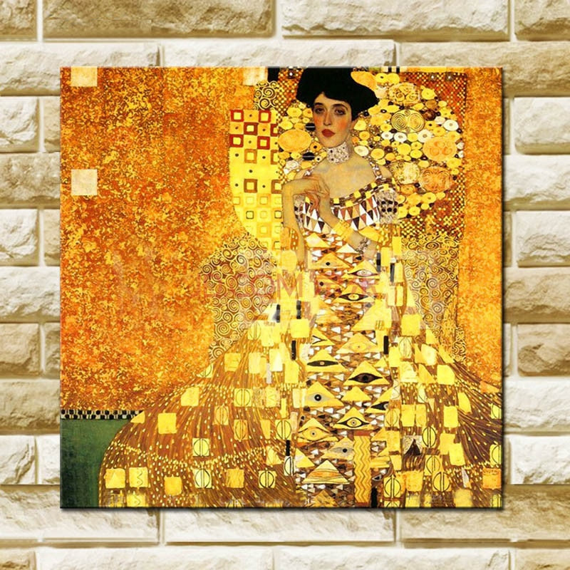 Gustav Klimt Canvas Painting On Wall Art Handmade Oil Paintings Picture For Living Room Home Decoration Hotel Abstract Painting