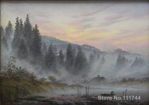 Morning Caspar David Friedrich paintings for sale Landscape art Handmade High quality
